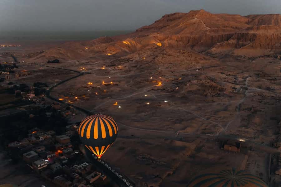 Luxor: Hot Air Balloon Ride over Luxor Relics - What happens at the launch site