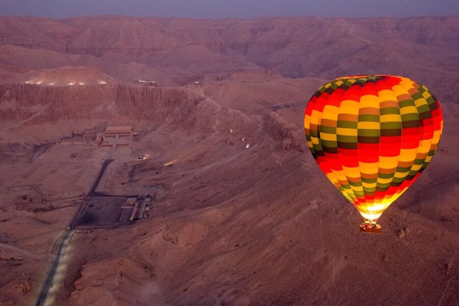 Luxor: Hot Air Balloon Ride Over Temple of Hatshepsut - Hatshepsut’s Temple, tombs, and the farms below