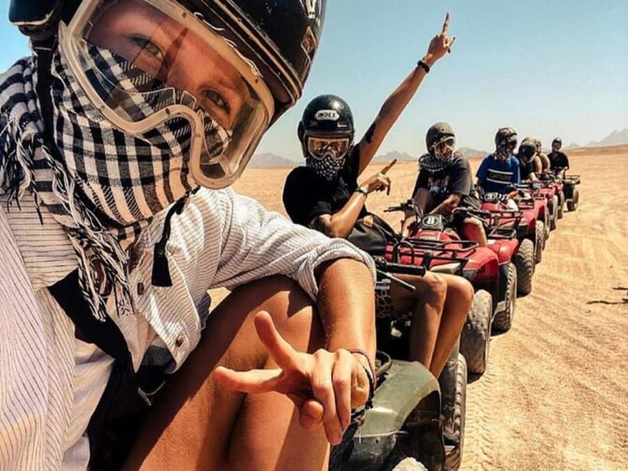 Luxor: Quad Bike Safari Experience - Hotel pickup, the river crossing, and the road to the sand