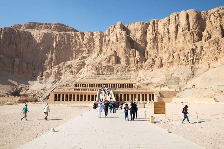 Luxor: Valley of The Kings and Hatshepsut Temple Day Trip - The Colossi of Memnon in a short stop