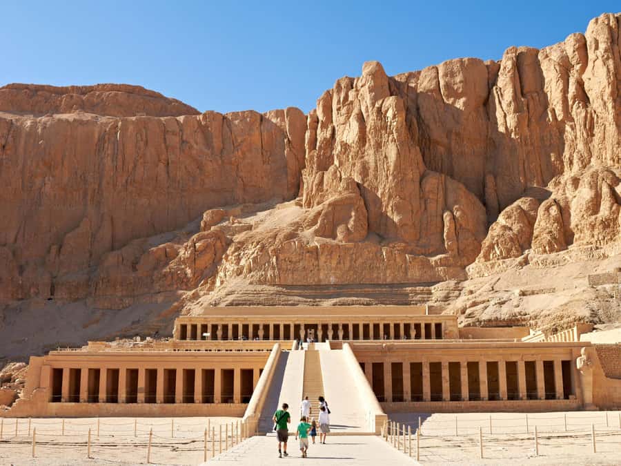 Luxor: West and East Banks All-Inclusive Tour & Balloon Ride - Hatshepsut’s terraces at Deir el-Bahari