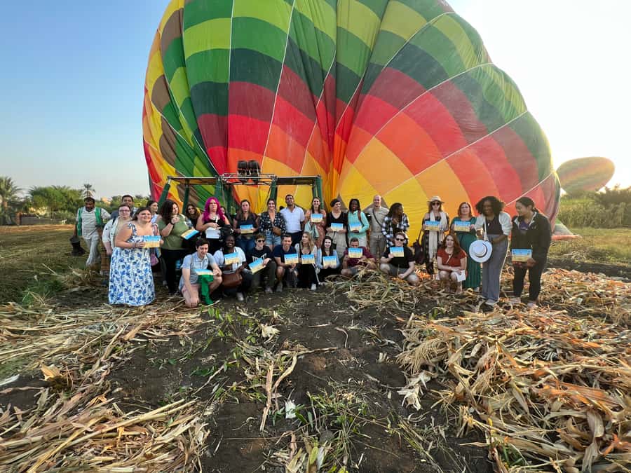 Luxor: West Bank Hot Air Balloon Ride with Hotel Pickup - Lift-off above the West Bank