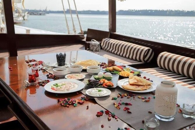 Luxury Private Felucca on the Nile with Lunch - Egyptian food with flexible meal times