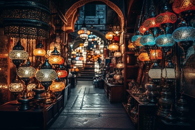 Luxury shopping tour in Giza &cairo &Khan Elkhalili bazaar & meal - Entering the old market near the Fatimid burial ground
