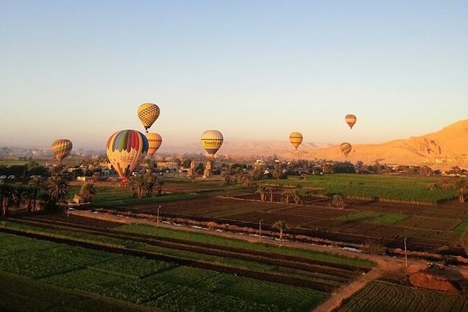 Luxury Sunrise Balloon Ride in Luxor with Hotel Pickup - The landing and the trip back