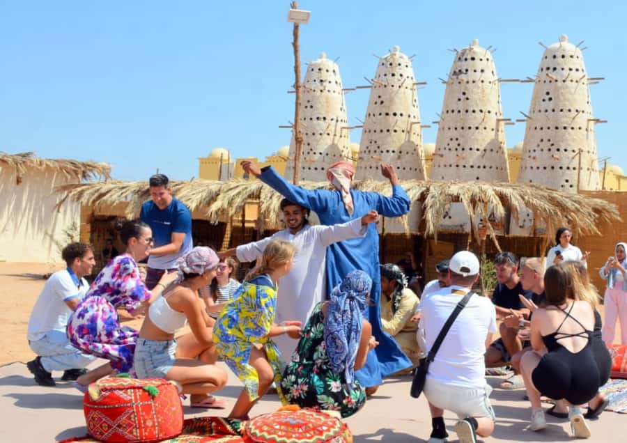 Makadi Bay: BADU Luxury Bedouin Dinner Experience & Stargaze - From hotel lobby to desert camp in 30 minutes