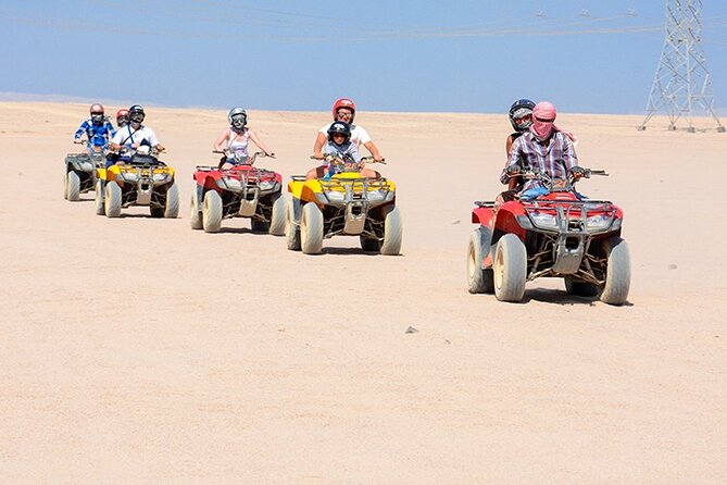 Makadi Bay: Sunset Quad & ATV Adventure & Seaview - Two hours across the Red Sea desert