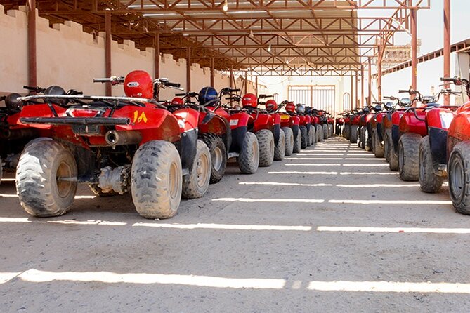 Makadi Bay: Sunset Quad & ATV Adventure & Seaview - Desert stops and Red Sea views