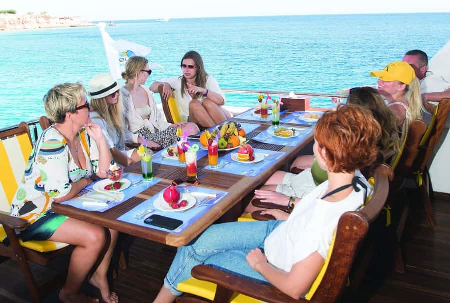 Marsa Alam: Elite vip Turtle bay snorkeling with BBQ Lunch - The Elite VIP boat and where to sit