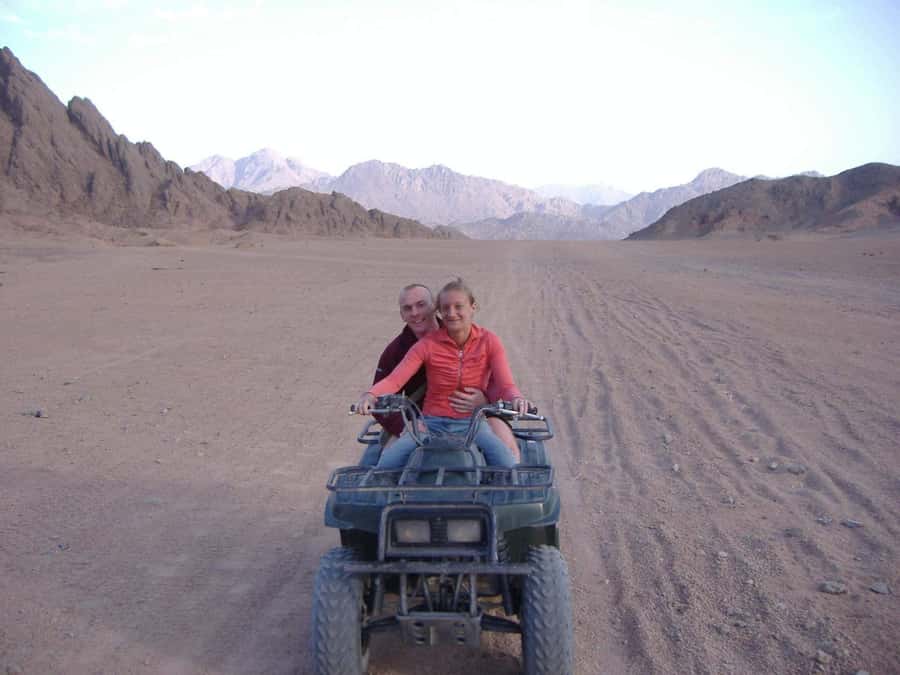 Morning Trip: Desert Safari Riding a Speed Quad Bike, Pickup - From Hurghada to the Quad Center
