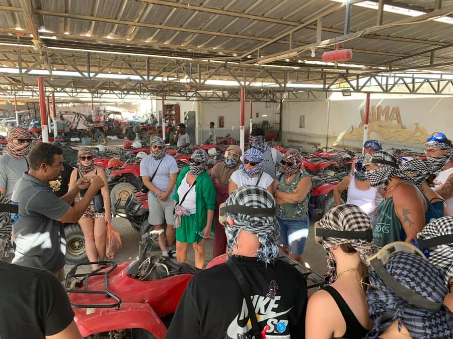 Morning Trip: Desert Safari Riding a Speed Quad Bike, Pickup - Forty-Five Minutes Across the Eastern Desert