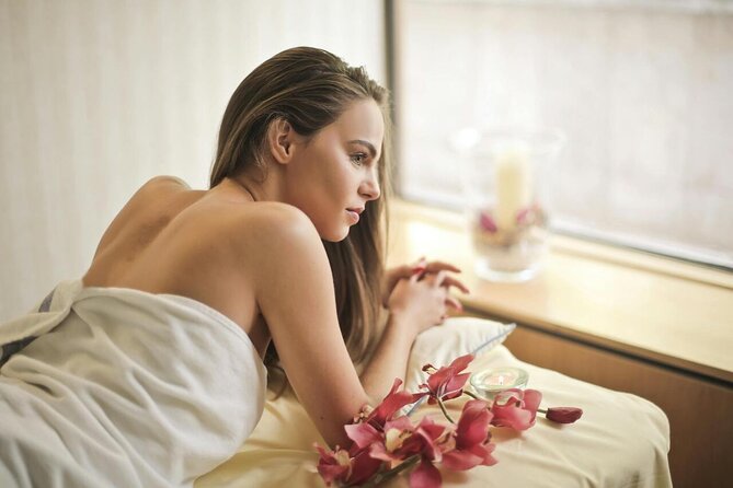 Moroccan Bath Package Massage, Jacuzzi, Sauna, Mask in Hurghada - Foam washing, rinsing, and Jacuzzi time