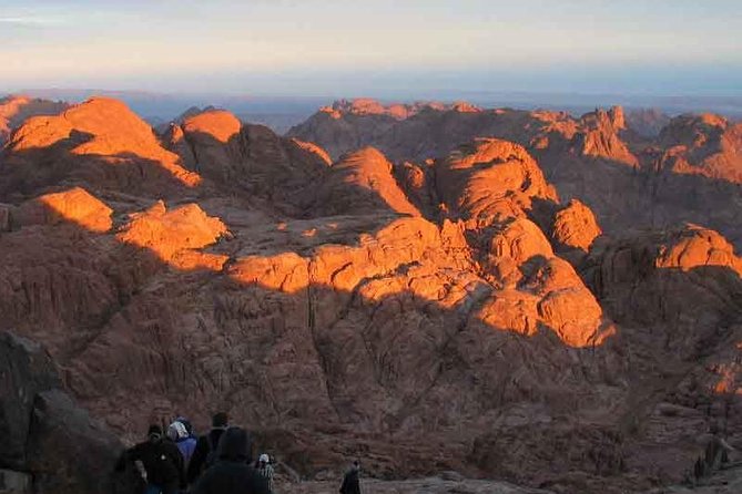 Mount Sinai Sunrise and St. Catherine's Monastery Trip from Dahab - Walking back down after sunrise