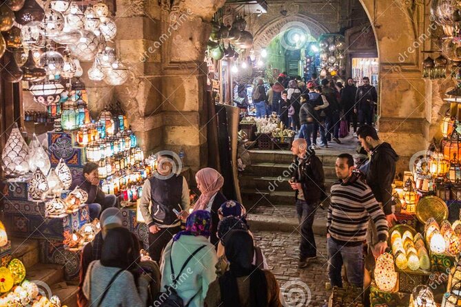Night tour of Cairo with Dinner - Khan Al-Khalili, Cairo’s noisy shopping heart