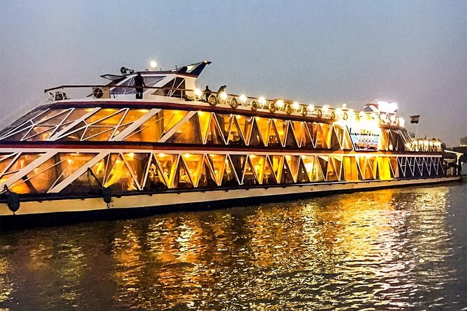 Nile River Dinner Cruise on a Yacht with Open Buffet - Tanoura, belly dancing, and live singing