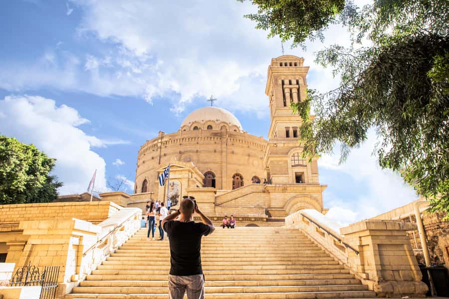 Old Cairo: Full-Day Islamic and Coptic Cairo Tour with Lunch - St. George’s Church offers a longer church visit