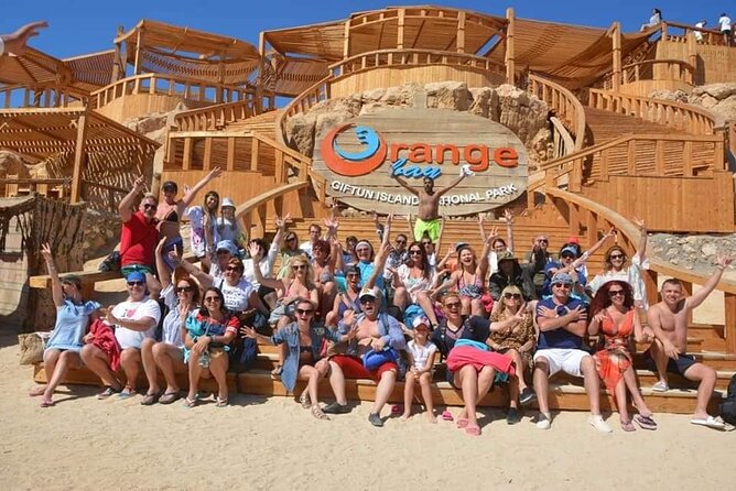 Orange Bay Full Day Snorkeling Sea Trip With Water Sport-Hurghada - Orange Bay beach time: pretty, easy, and busy
