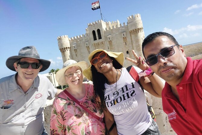 Overnight Trip to Alexandria from Cairo - Going below ground at Kom El Shoqafa