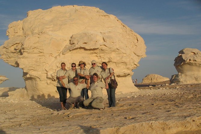 Overnight White Desert Safari Camping from Cairo - Lunch and the first look at Bawiti