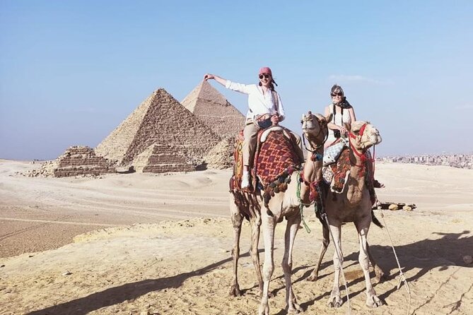 Private 4 Hour Giza Pyramids Sphinx Camel Lunch Pyramid Inside - Starting at the pyramids of Cheops, Chephren, and Mykerinos