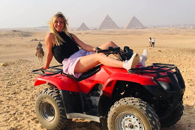 Private ATV Quad Bike Around Giza Pyramids - Riding toward the Giza Pyramids