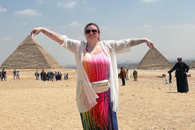 private Day pyramids tour and Grand Egyptian Museum - Starting at Giza with Khufu, Khafre, and Menkaure