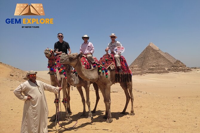 Private Day Tour Giza Pyramids, Egyptian Museum &Khan El-Khalili - The 15-minute camel ride
