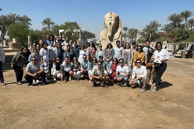Private Day Tour Giza, Sakkara Pyramids, Memphis includes Lunch. - Lunch keeps the half-day schedule moving