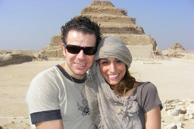 Private Full Day Tour Giza Pyramids Sphinx Saqqara and Memphis including Lunch - What to expect from the guide