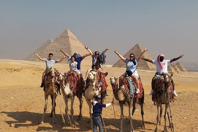 Private Giza Pyramids Sphinx Memphis Saqqara Lunch and Camel - Lunch, papyrus, and perfume demonstrations