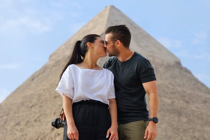 Private Giza Pyramids Tour, Sphinx with Camel Ride and Lunch - The optional camel ride and pyramid views