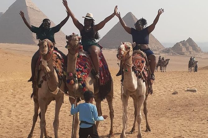 Private Guided Day Tour in Giza Saqqara and the Egyptian Museum Including a Camel Ride from Cairo - Booking details and cancellation