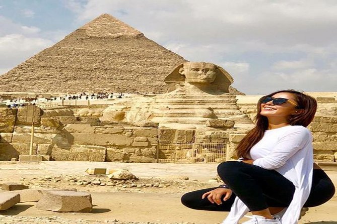Private Guided Day Tour of Giza and Saqqara with Egyptian Lunch and Camel Ride - A short camel ride with a long view