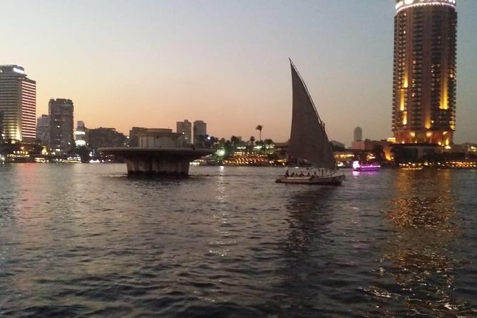 Private Guided Night Tour of Cairo - Cairo after sunset, with the city spread below you