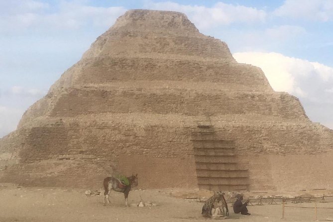Private pyramids tour to Giza pyramids Sphinx Dahshur Sakkara & Memphis - Saqqara and Imhotep’s Step Pyramid