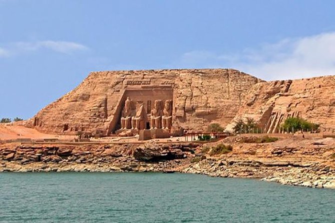 Private Tour: Abu Simbel by Minibus from Aswan - The desert road and convoy wait