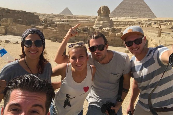 Private Tour to Giza Pyramids Sphinx with Camel Riding - Camel riding with a desert view