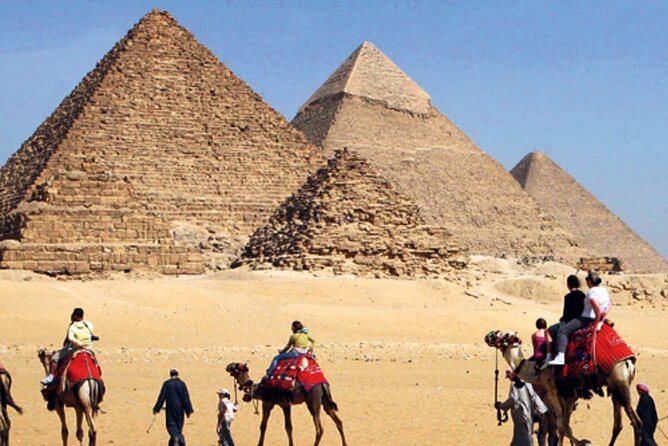 Private Tour To Pyramids of Giza Memphis Saqqara With Lunch - A Camel Ride Behind the Giza Pyramids