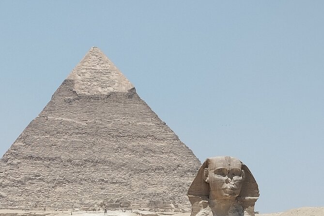 Private Tour To The Great Pyramids and Sphinx with lunch - Standing before the Great Sphinx