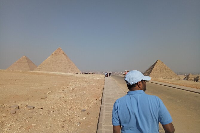 Private Tour to The Great Pyramids, Sphinx and Camel Ride - Facing Khufu’s Great Pyramid