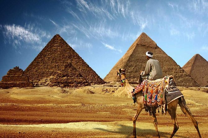 Private ViP all-inclusive Giza Pyramids,Sphinx,Inside Pyramid - The panoramic viewpoint and 30-minute camel ride