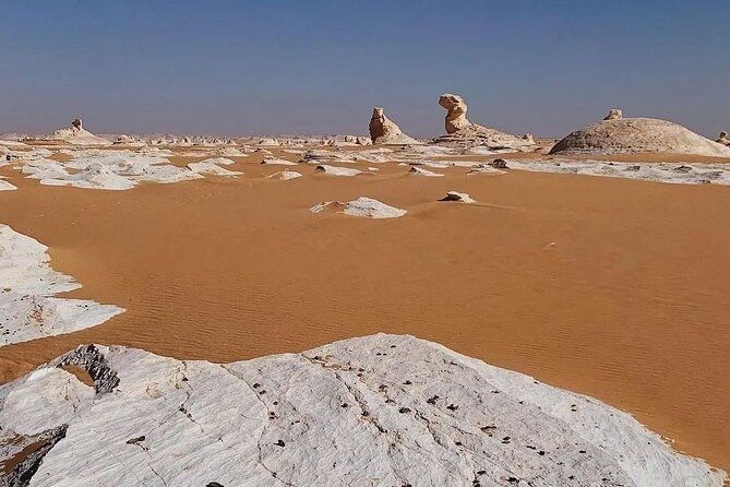 Private White Desert tour one Full day from Cairo - Climbing the dark rocks of the Black Desert
