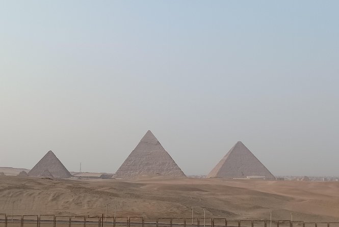 Pyramids camel ride - The Great Pyramid from camelback