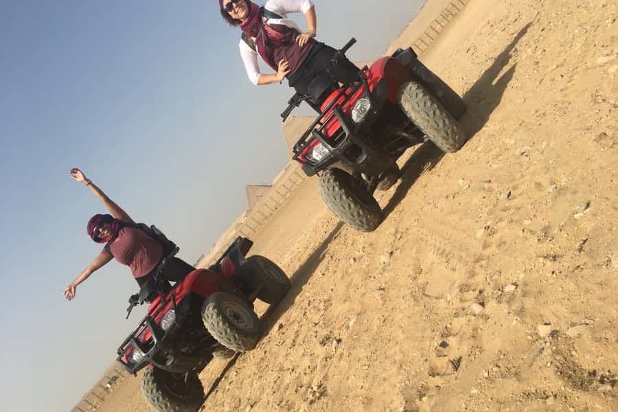 Pyramids of Giza: 1-Hour Quad Bike Desert Safari - Camel ride options and extra costs