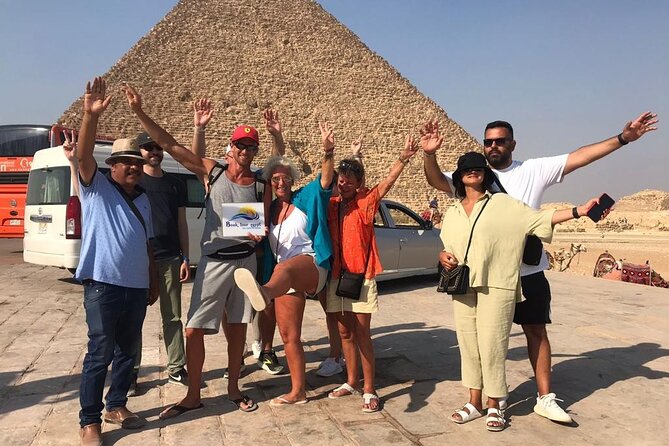 Pyramids of Giza & Museum & Bazaar from Cairo private - Two hours with Egypt’s royal treasures