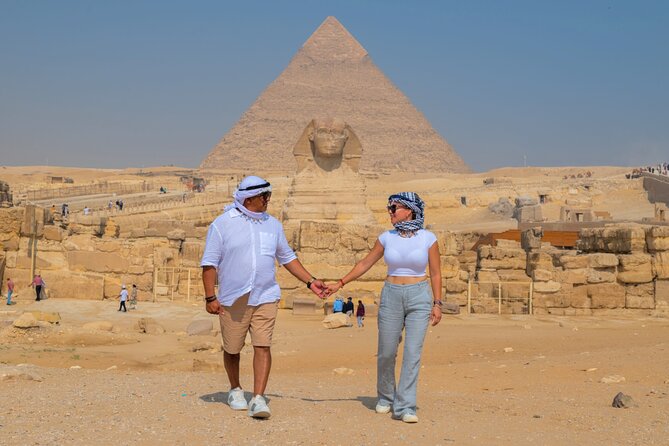 Pyramids of Giza Photoshoot & Tour with Camel, Horse & Shopping - Khafre’s Pyramid and the changing angles