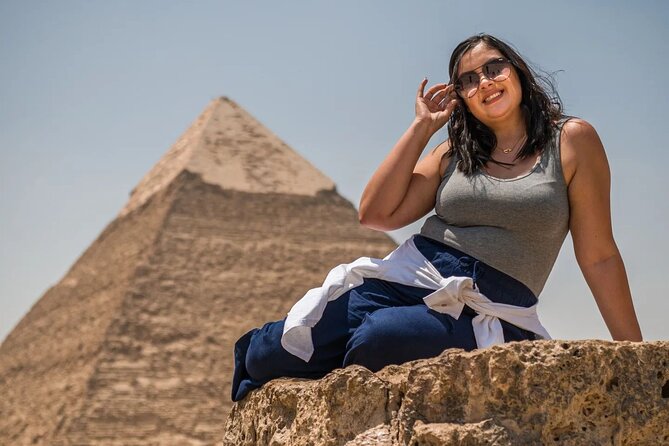 Pyramids of Giza Photoshoot & Tour with Camel, Horse & Shopping - The panoramic view, camel ride, and horse photographs