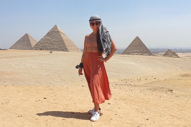 Pyramids of giza ,Sphinx,riding camel and driving a quad bick ATV. - The Sphinx and Valley Temple