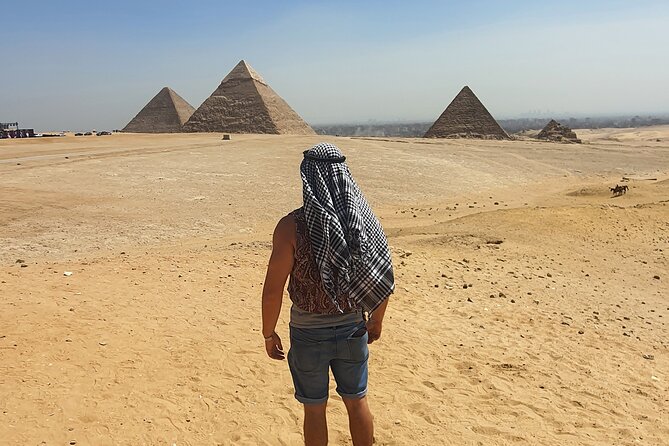 Pyramids of giza ,Sphinx,riding camel and driving a quad bick ATV. - What the $55 price really covers
