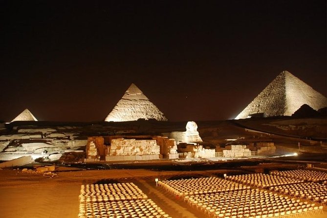 Pyramids Sound and Light Show with Private transfer - The Sphinx as narrator
